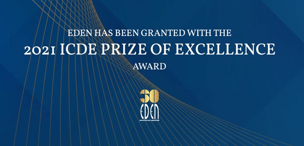 Figure 3. The ICDE Prize of Excellence awarded to EDEN this year
