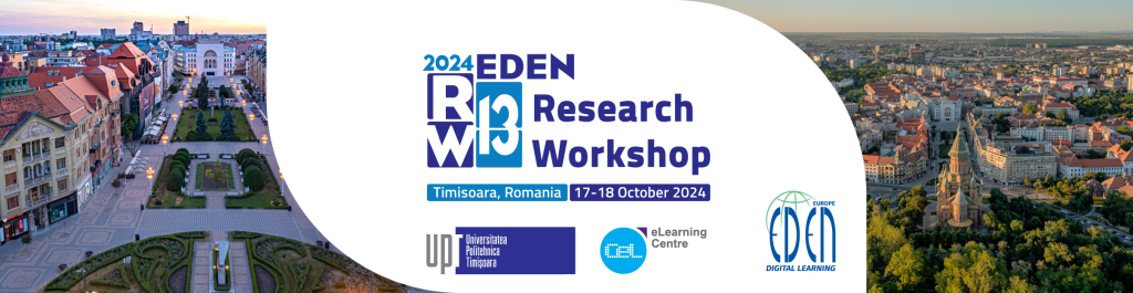 EDEN 2024 Research Workshop, Politehnica University Timisoara, Romania, 17-18 October