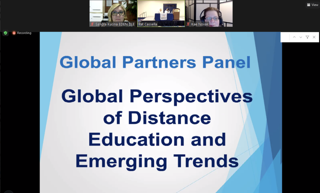 Sandra Kučina Softić At The 2023 USDLA National Conference Panel “Global Perspectives Of Distance Education And Emerging Trends”